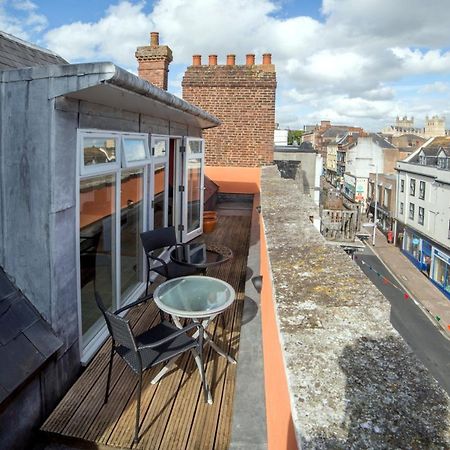 Stunning Central Exeter Apartment With Balcony And Fantastic View Exterior photo
